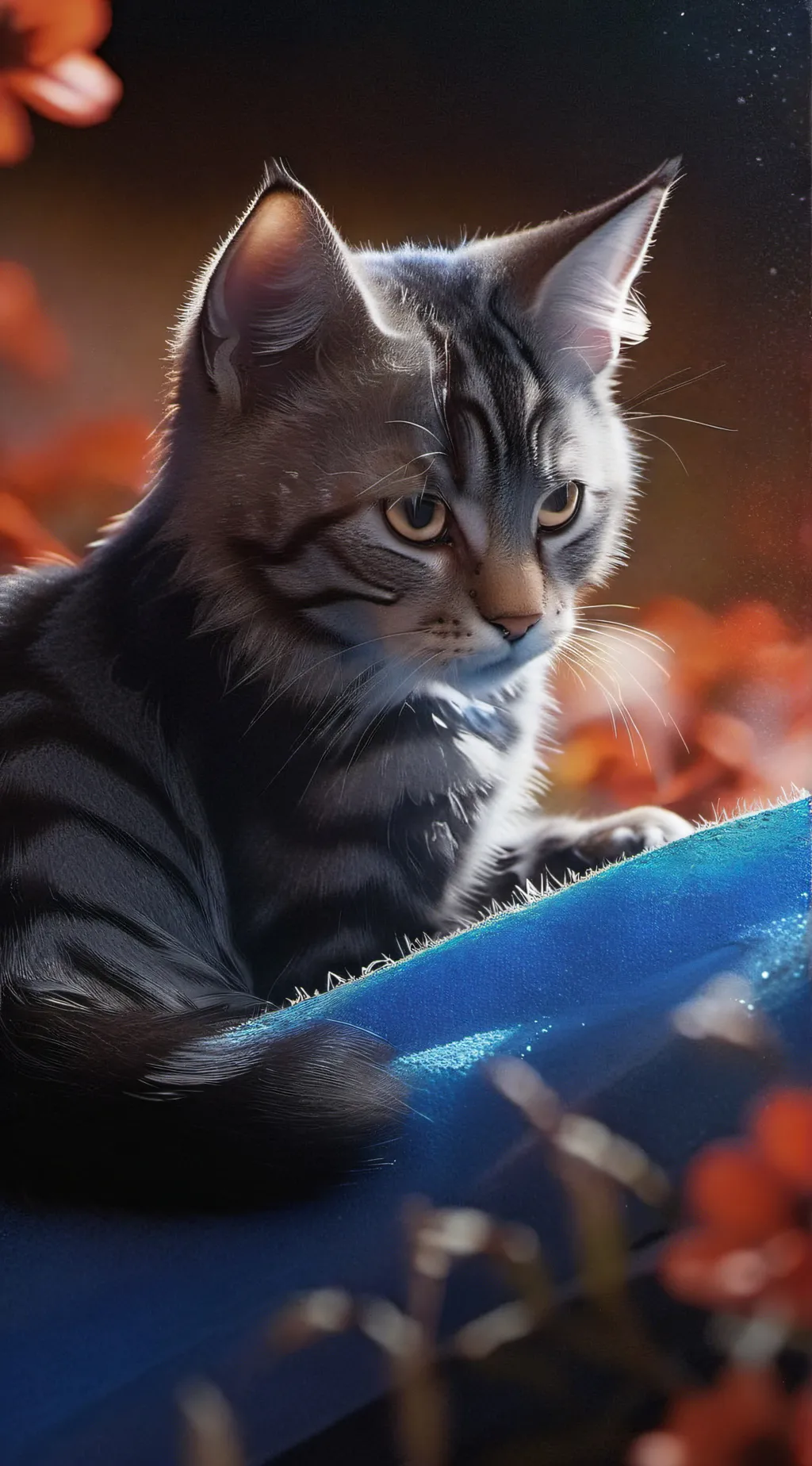 ai character: kitty named xur background