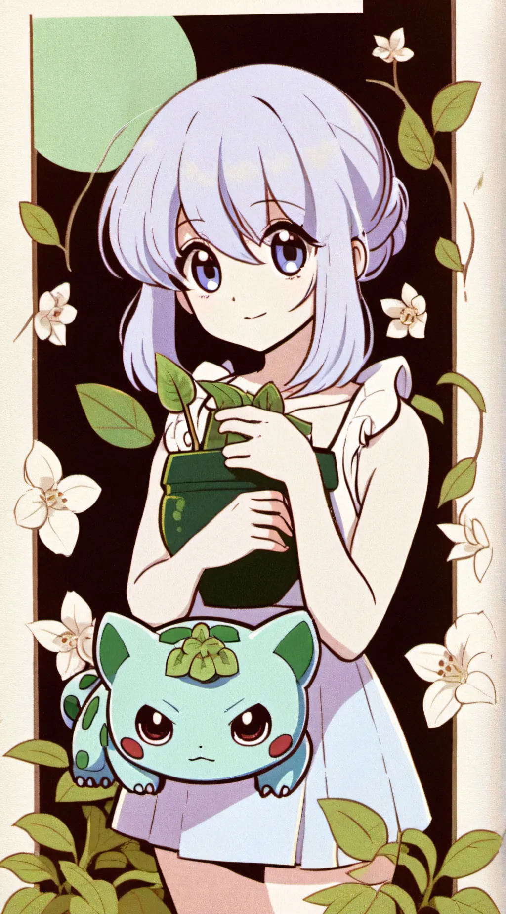 ai character: BulbaGod background