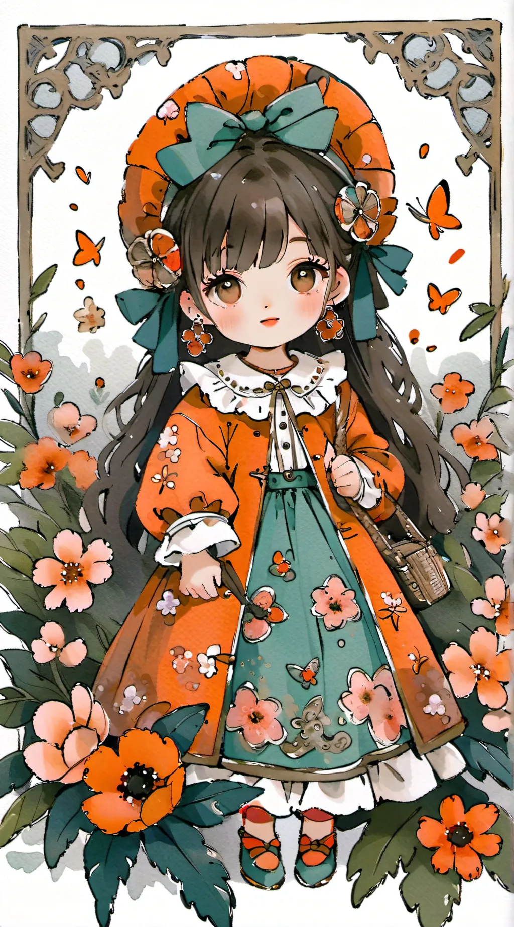 ai character: GEORGIE AND MANDY background