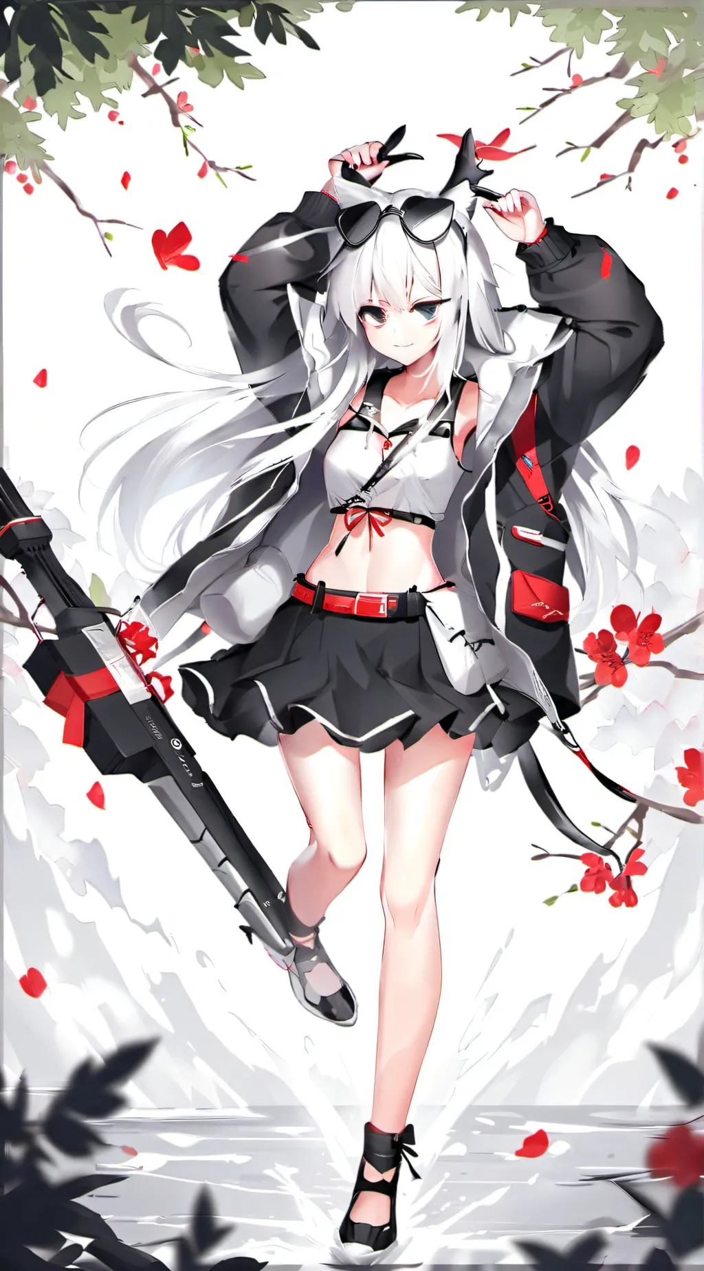 ai character: Cherry background