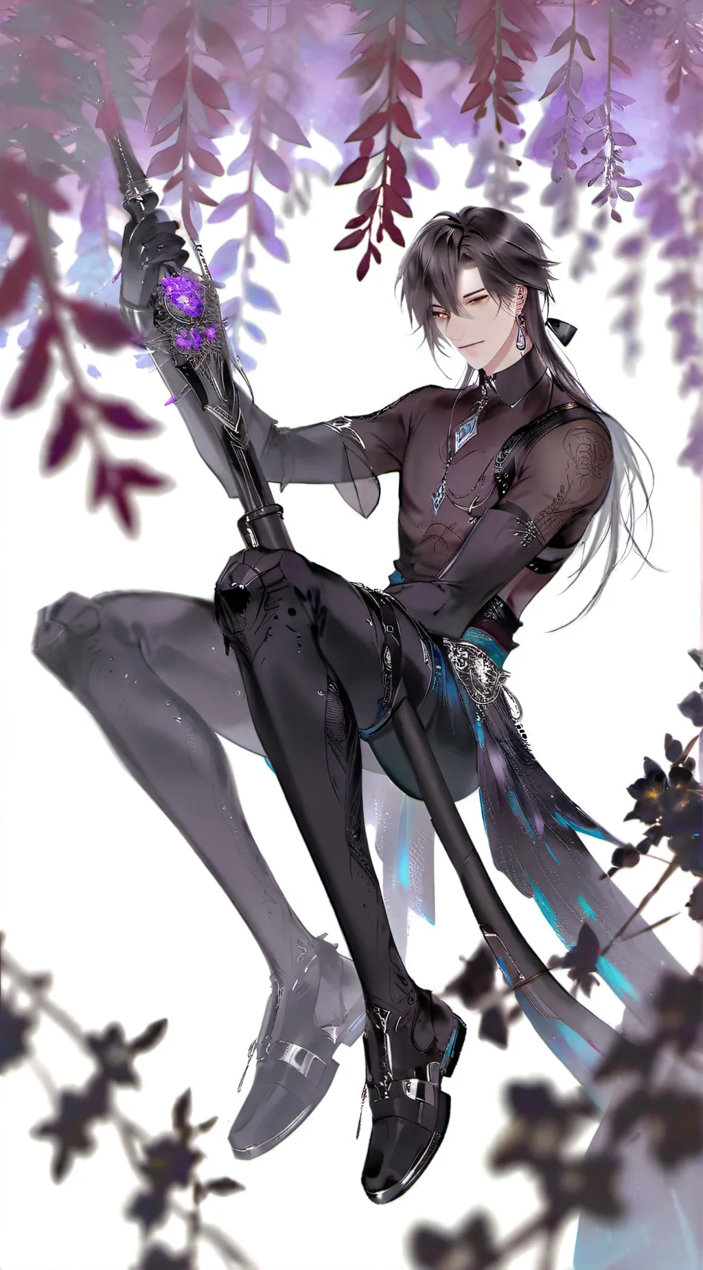 ai character: lucas gey background