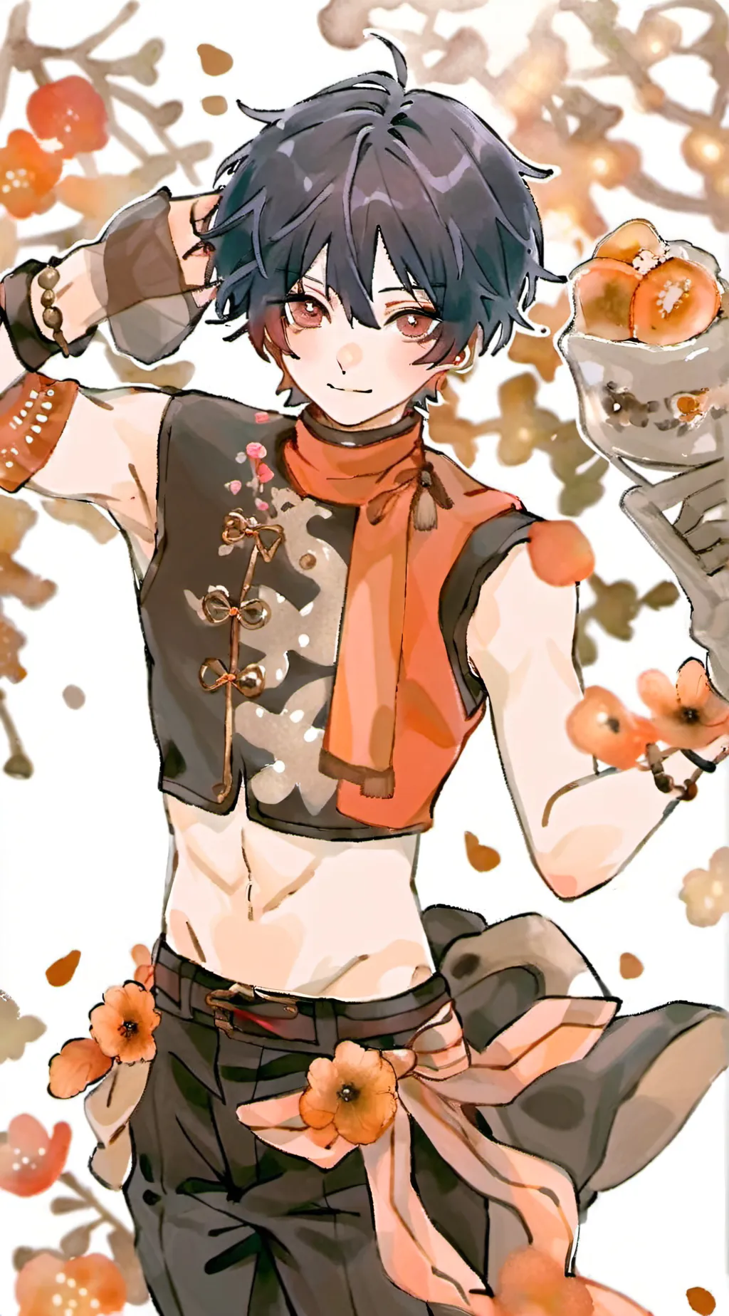 ai character: 🍂Samuel 🍁 background