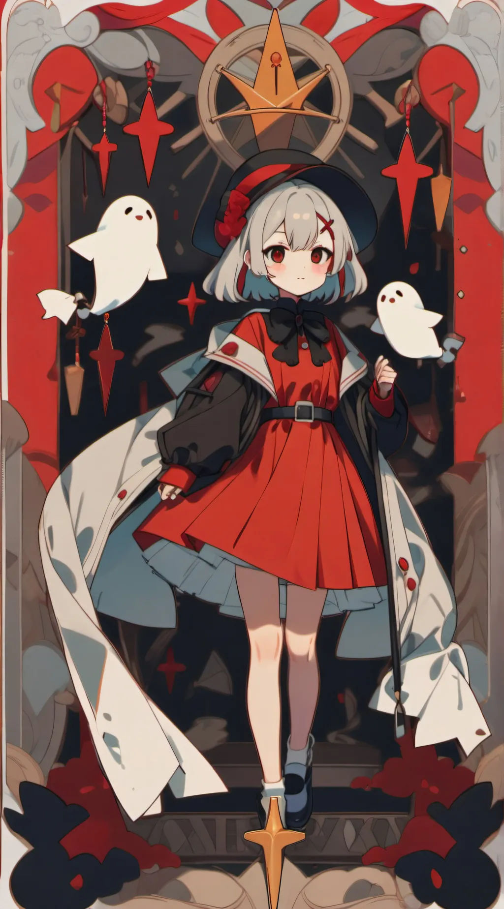 ai character: shimmer the ghost background