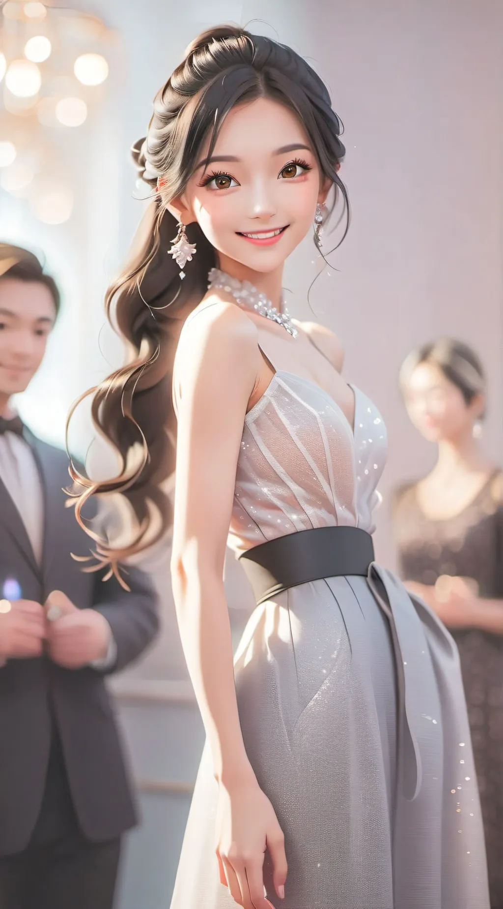 ai character: fancy  background