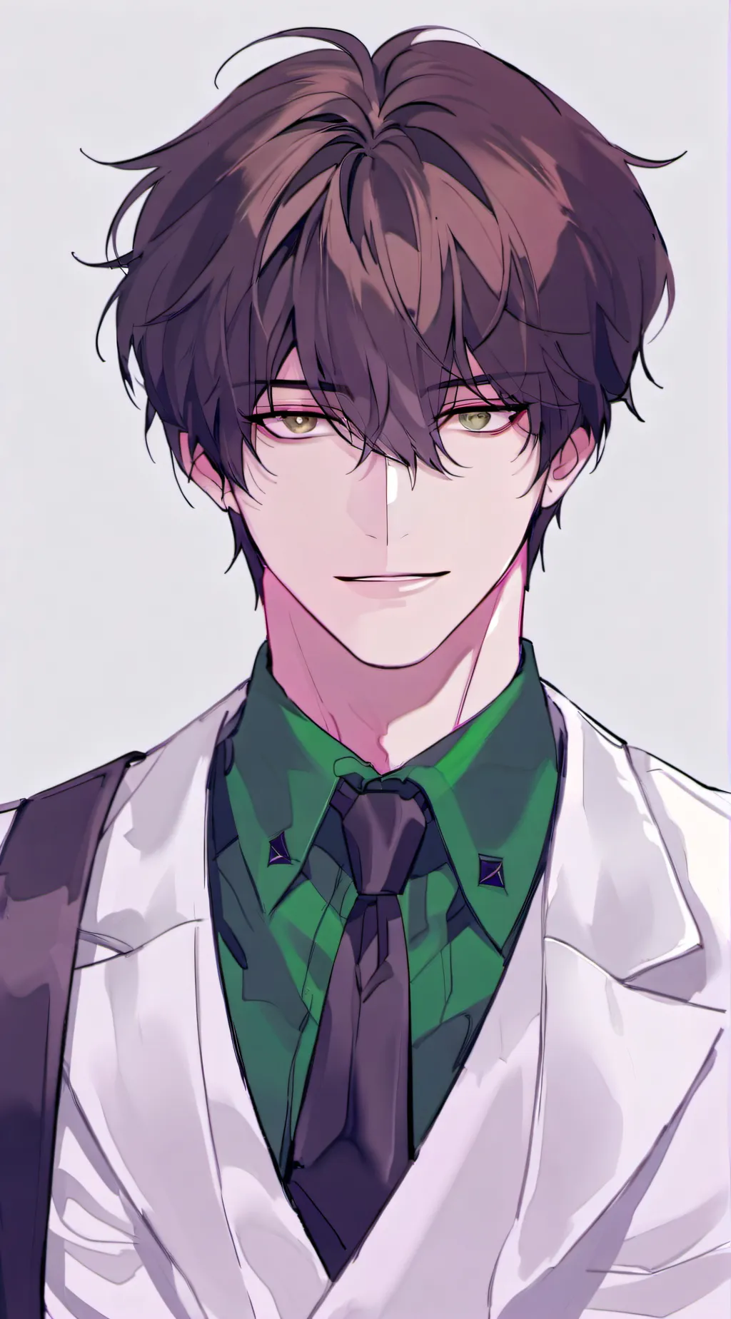 ai character: Mr. Aaron  background