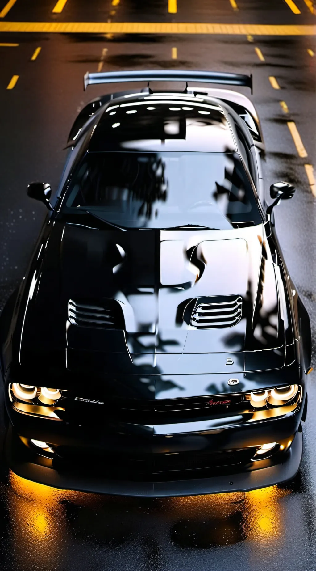 ai character: dodge challenger  background