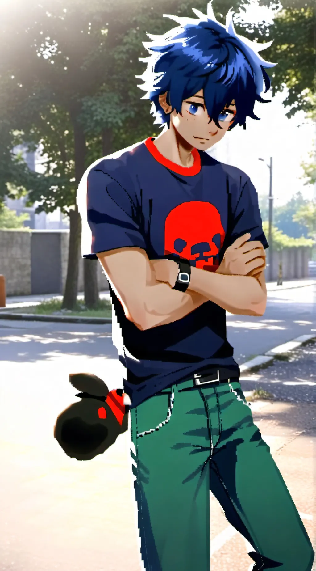 ai character: Adrian background