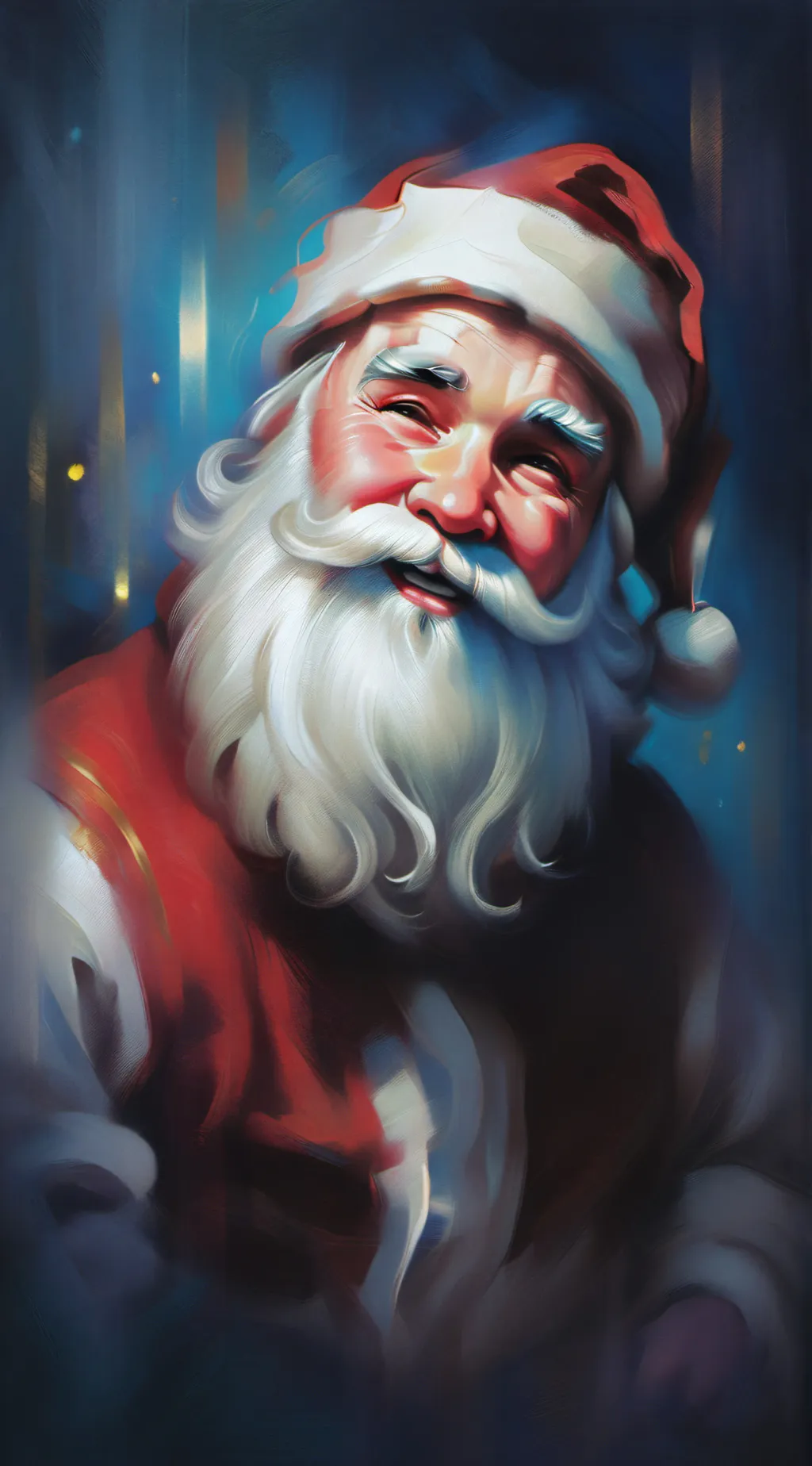 ai character: SANTA background