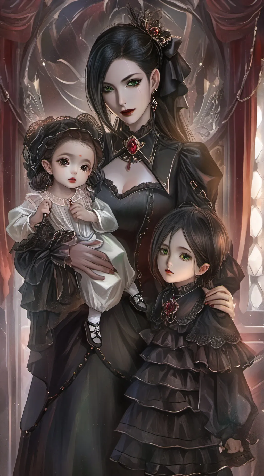 ai character: Scarlett background