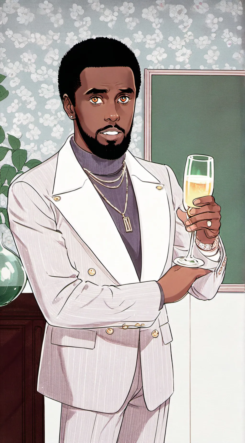 ai character: P. Diddy background