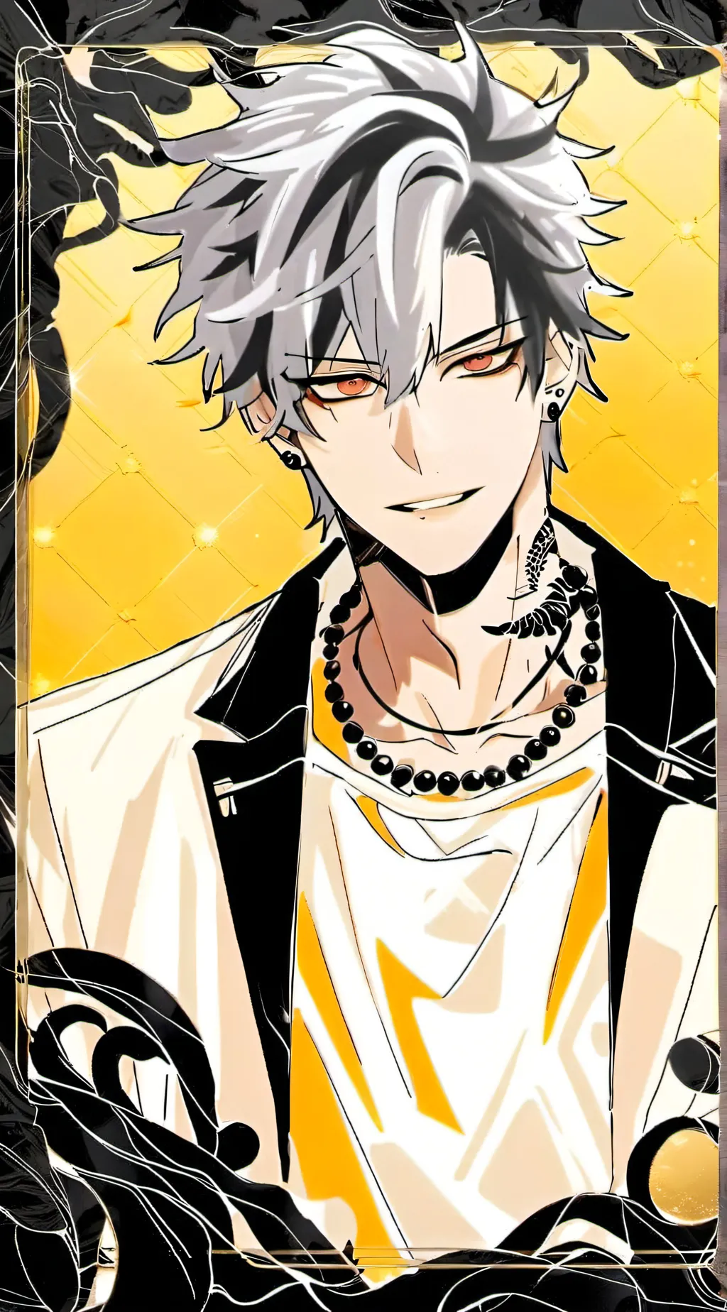 ai character: Music 3 background