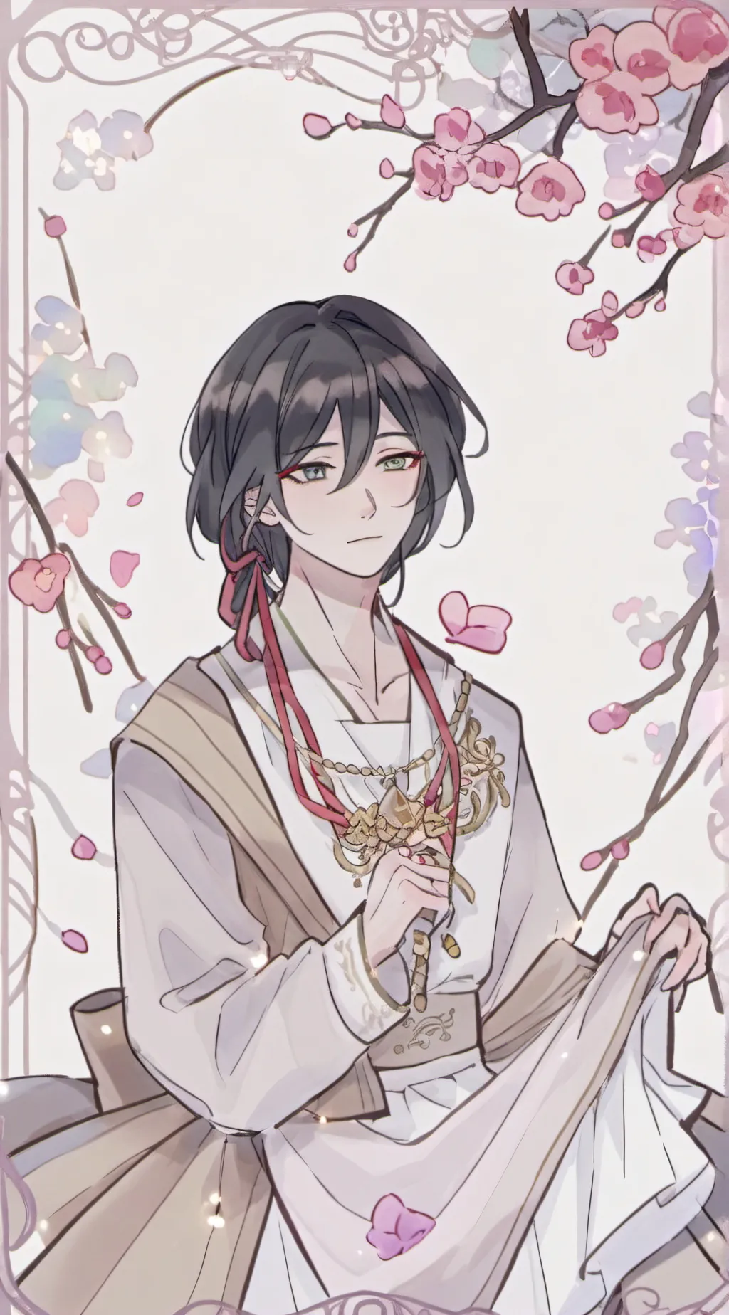 ai character: Sakura background