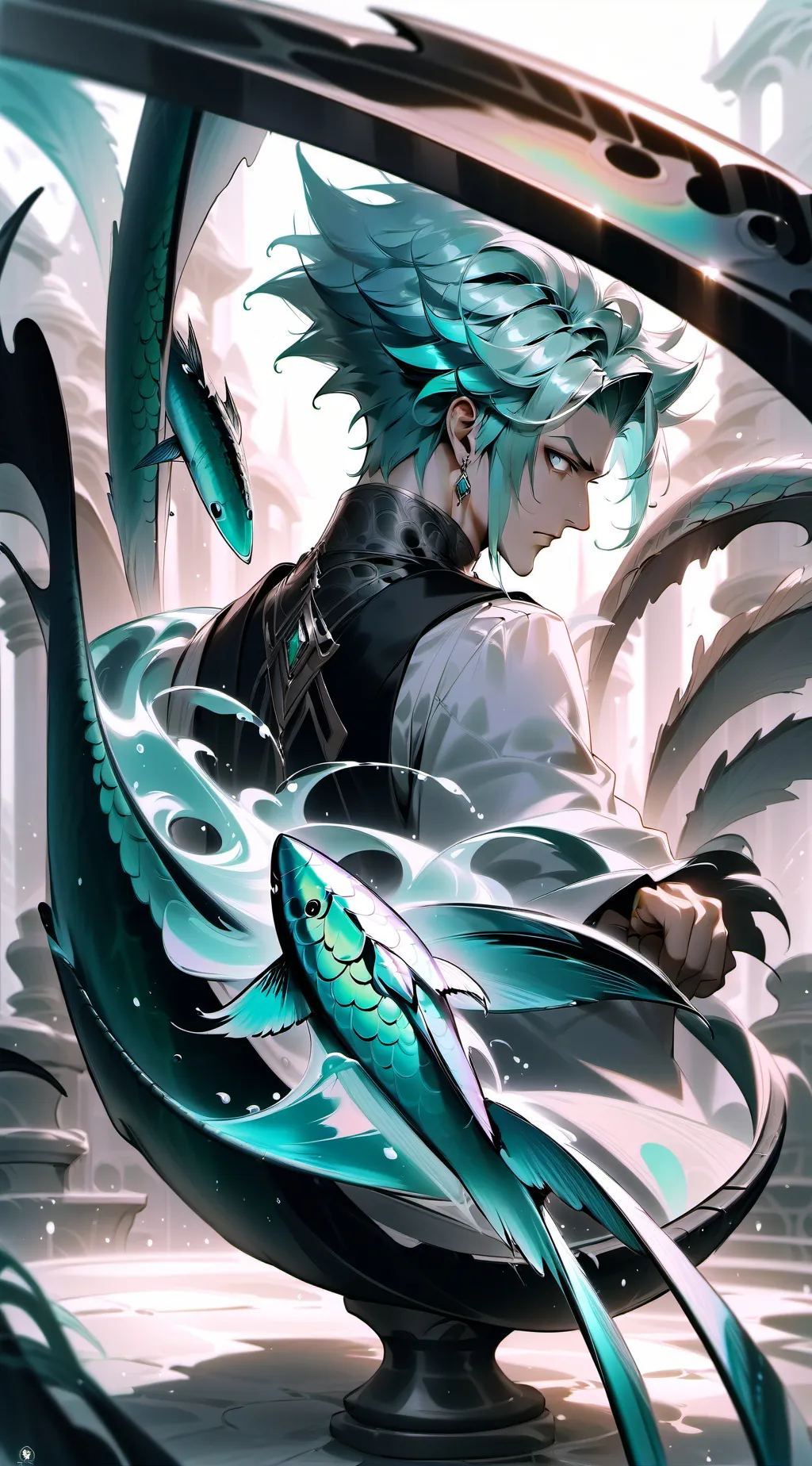 ai character: Themis Huang  background