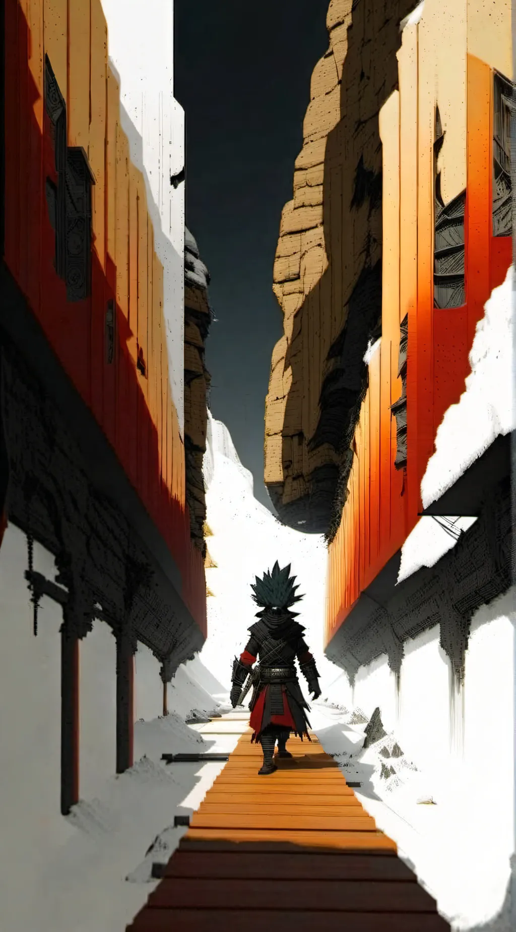 ai character: Vigilante deku background