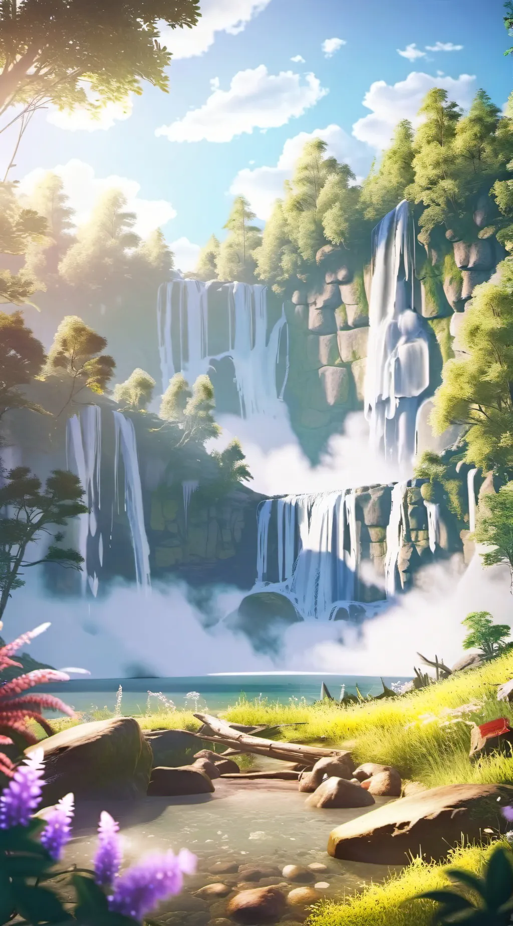 ai character: reborn as a slime background