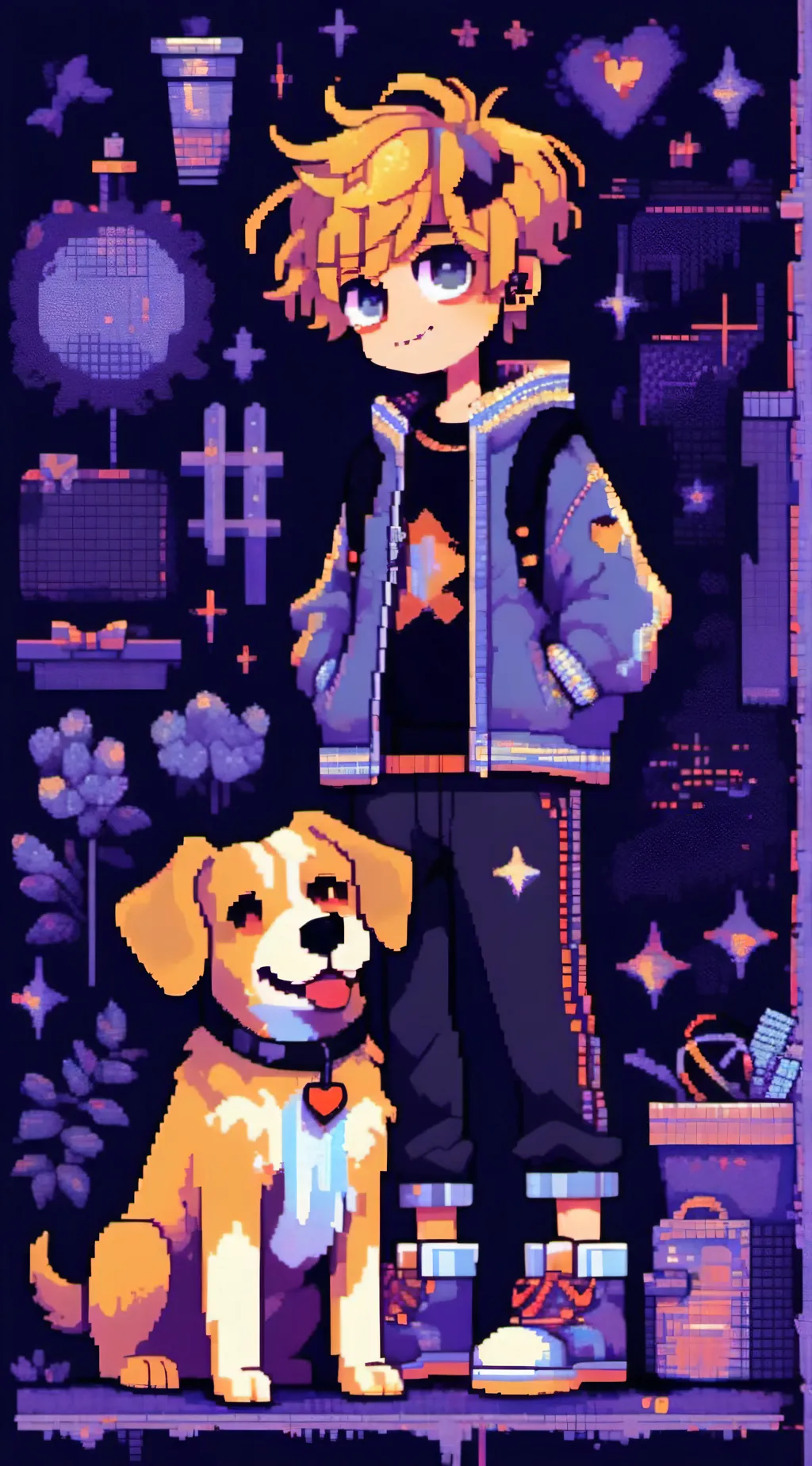 ai character: Max background