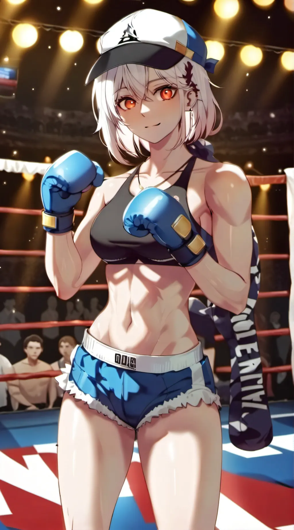 ai character: young fighter background