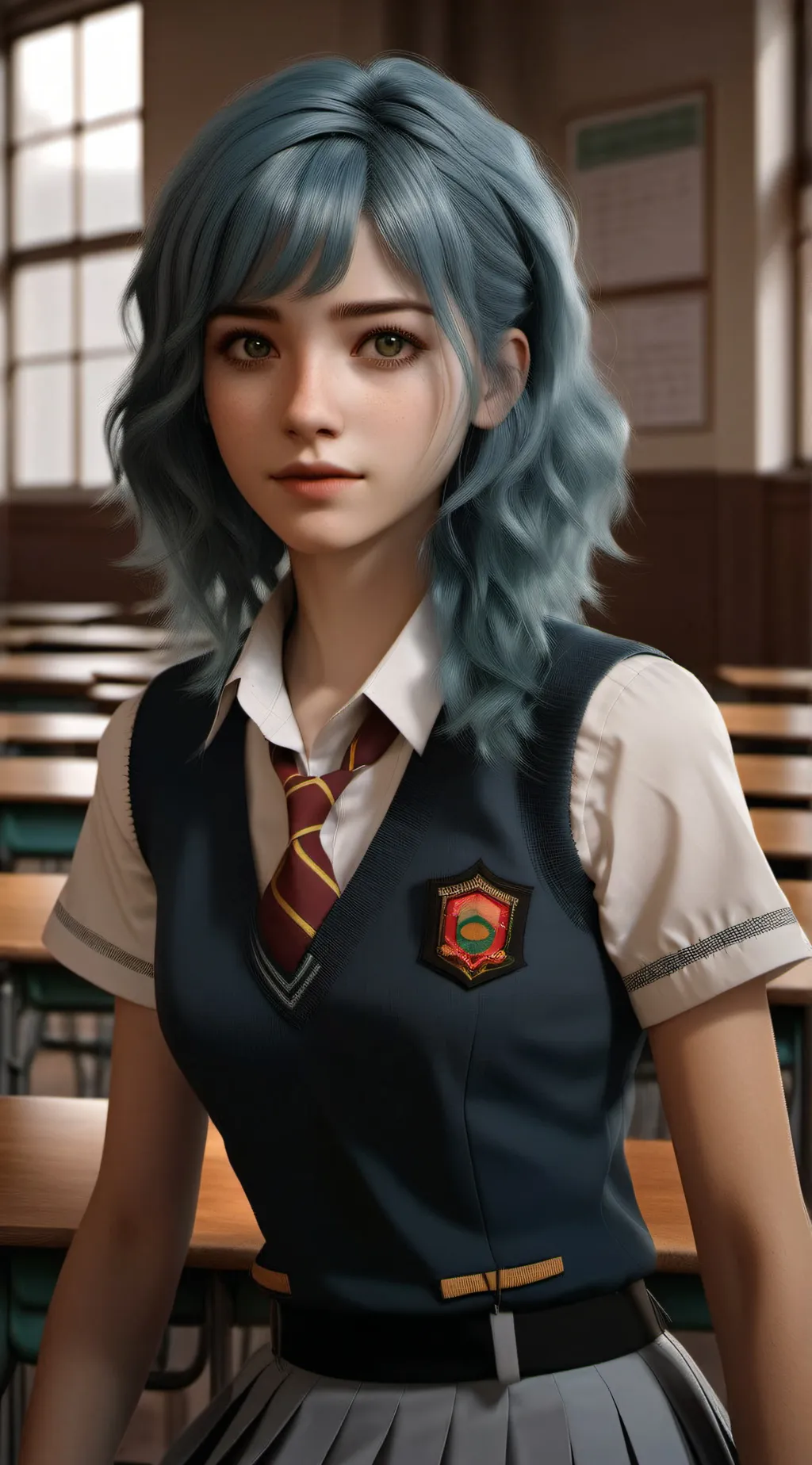 ai character: College Friends background