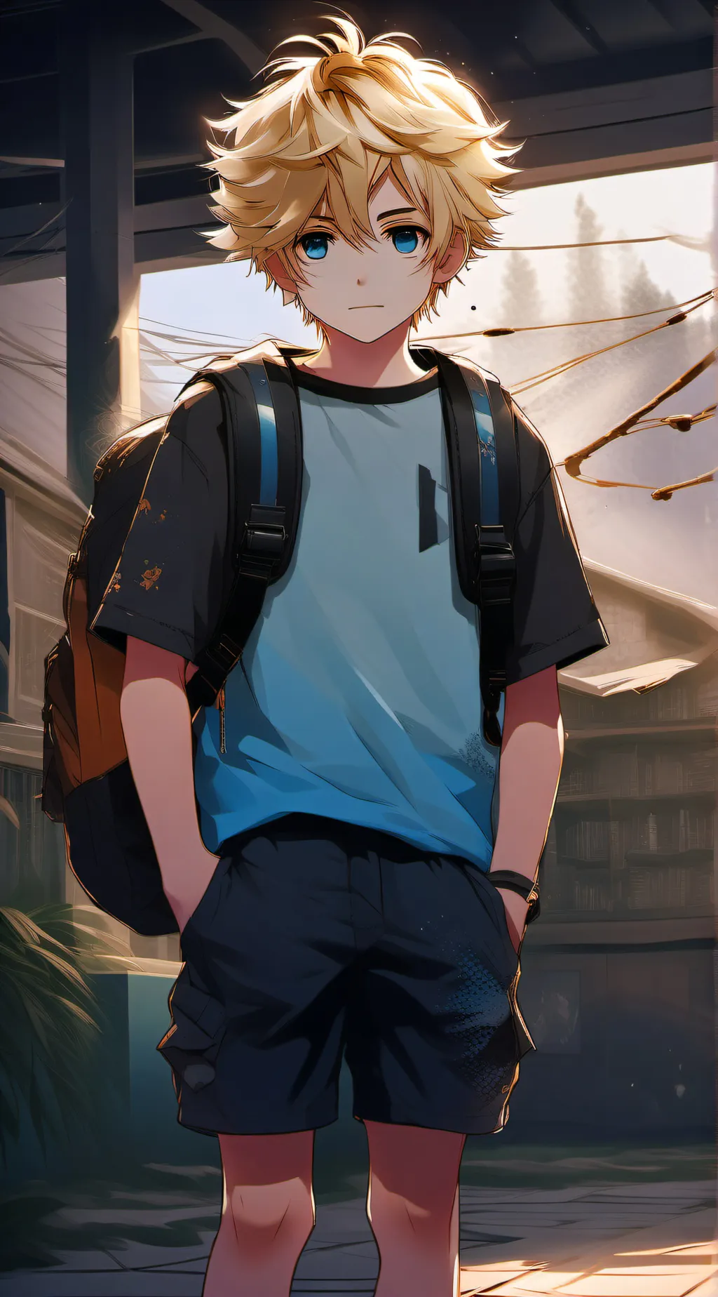 ai character: Kickin’ Chikin’ background