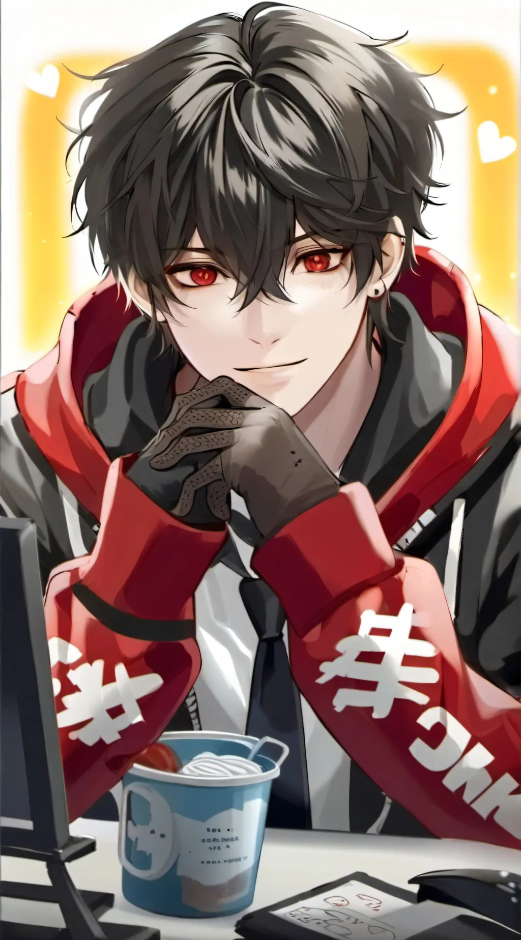 ai character: Blake  background