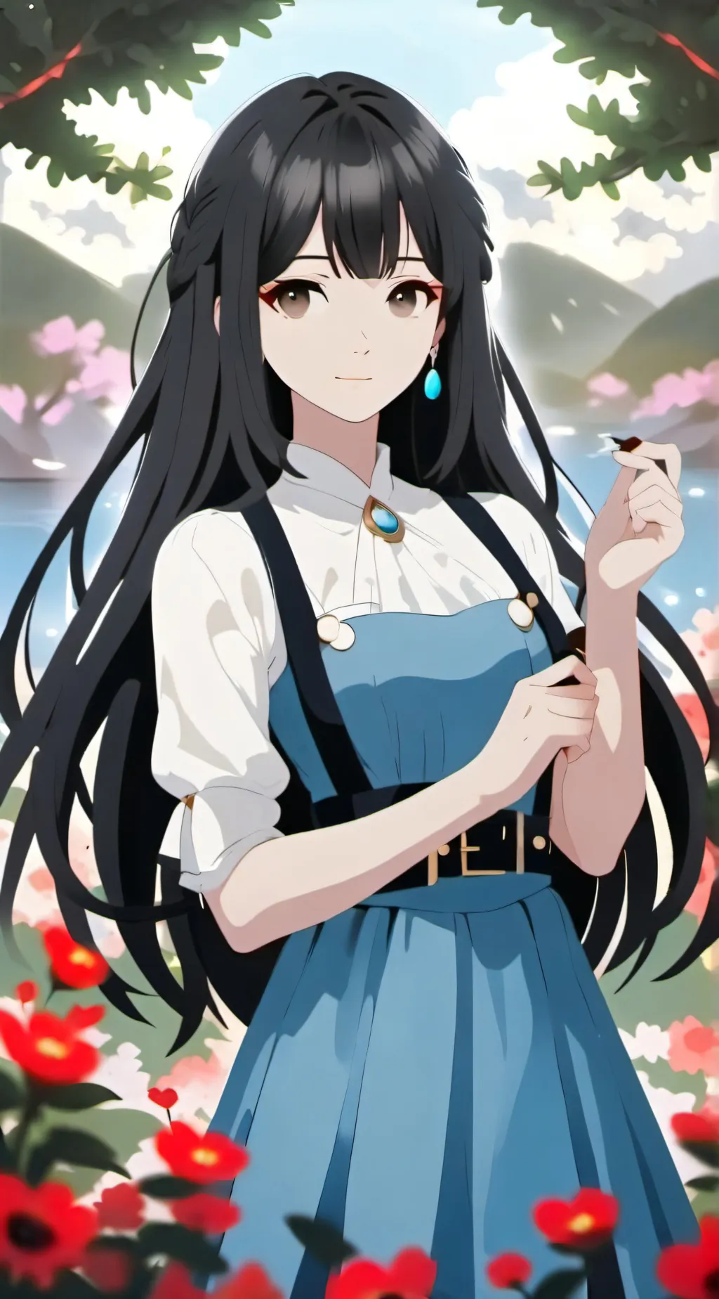 ai character: Saki background