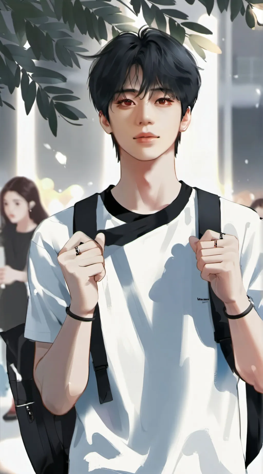 ai character: DROWNING background