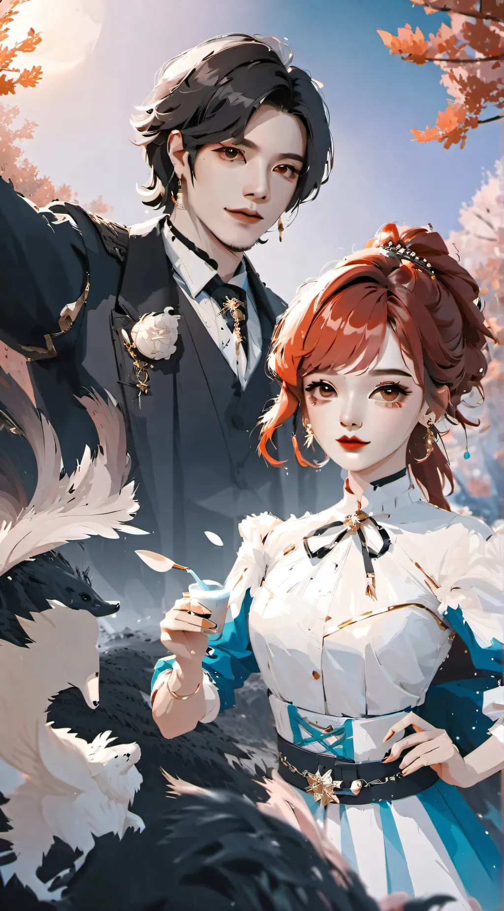 ai character: Leon background