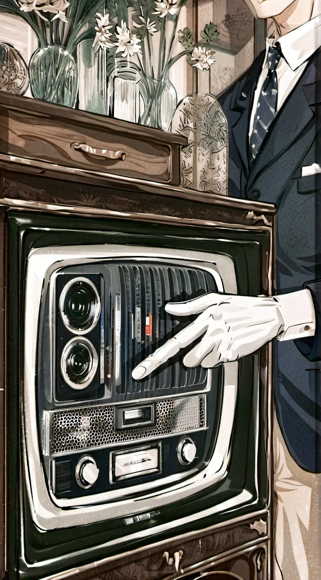 ai character: MR PUZZLES!! background