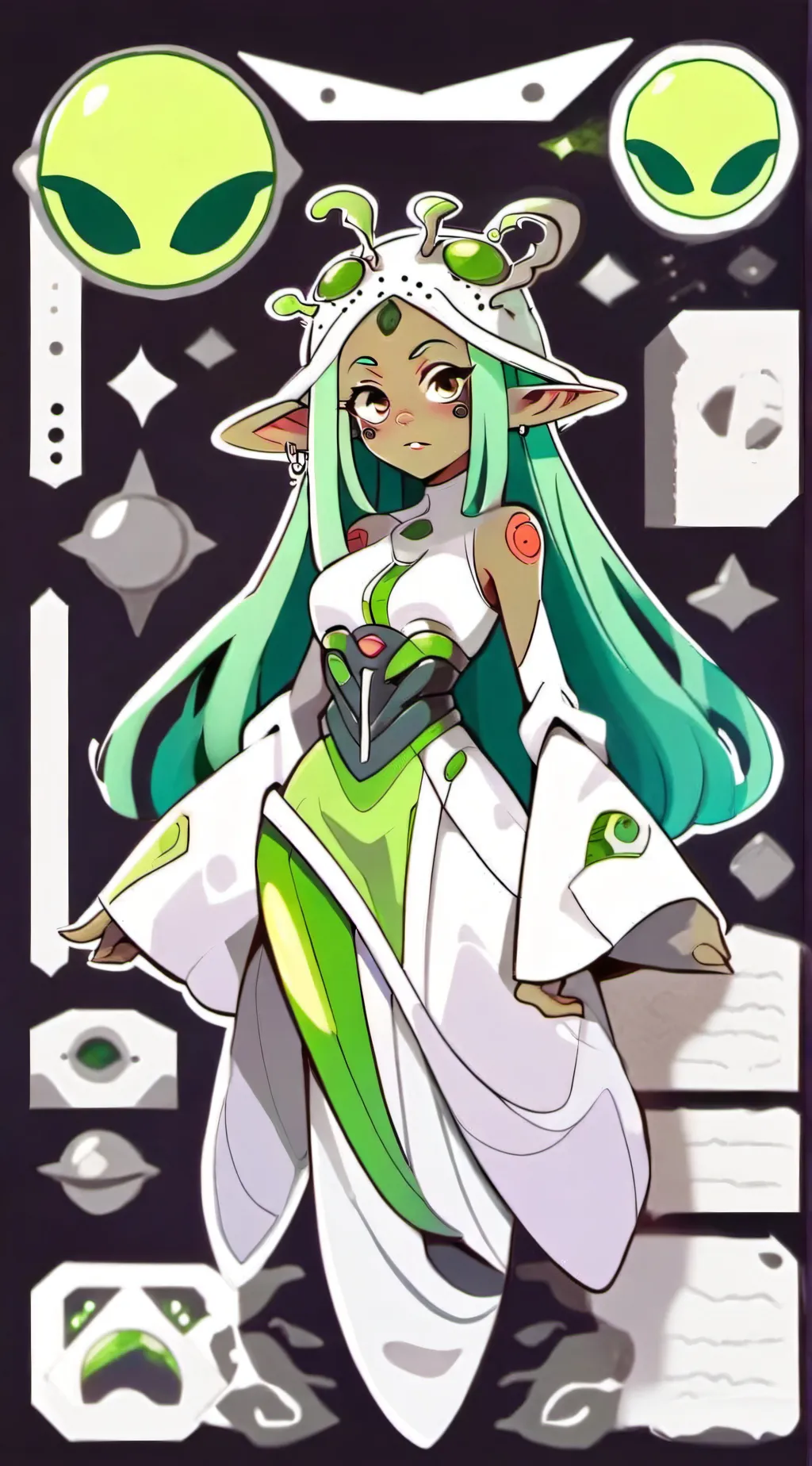 ai character: Nyra  background