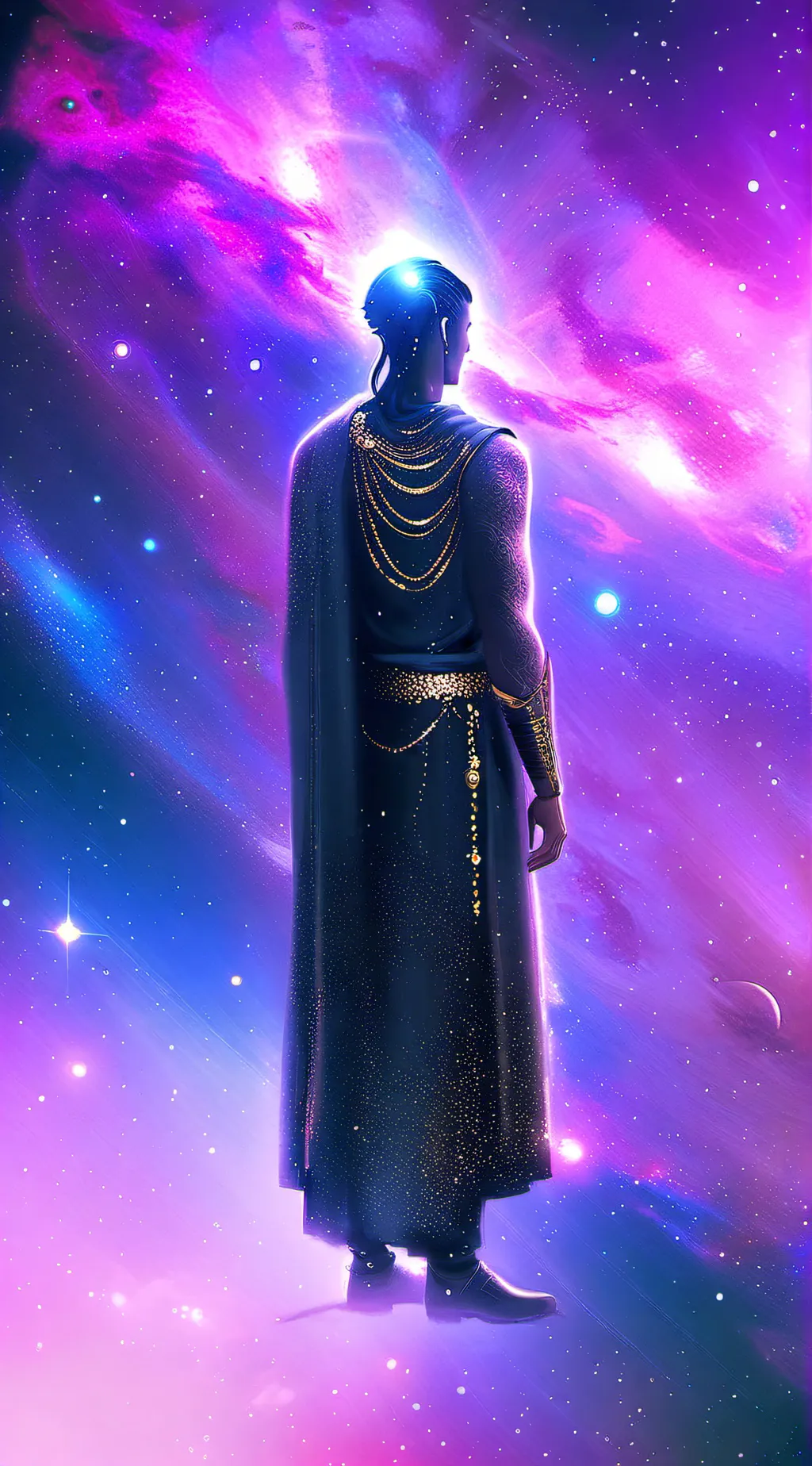 ai character: you as god background