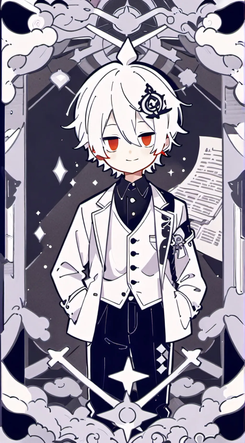 ai character: Oliver background