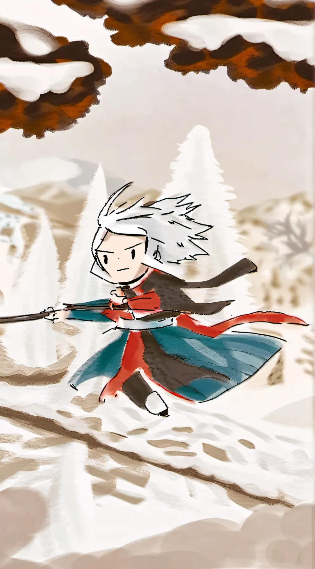 ai character: furry  background