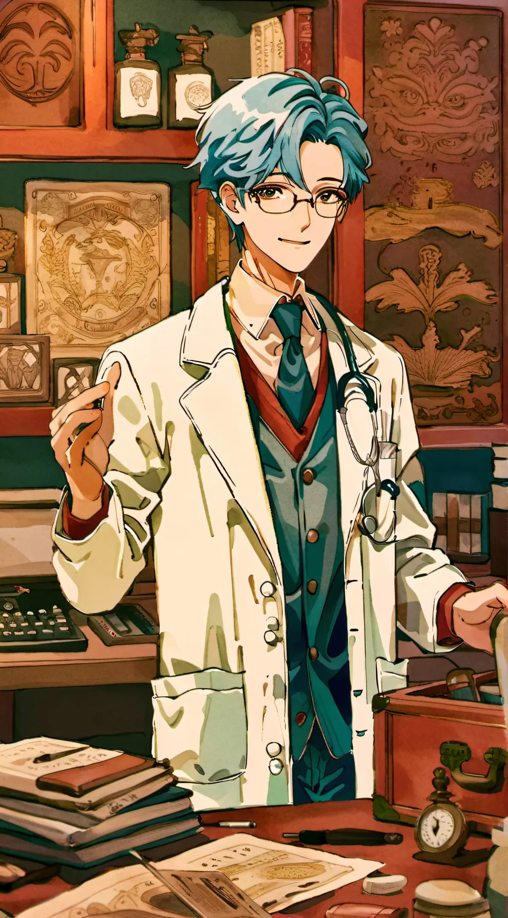 ai character: Mental hospital background