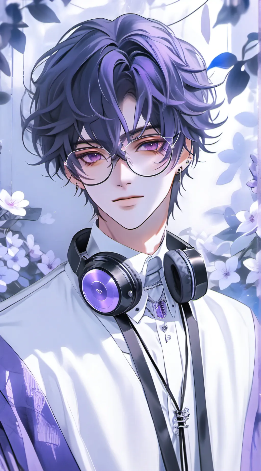 ai character: Zane ฅ(•- •マ background