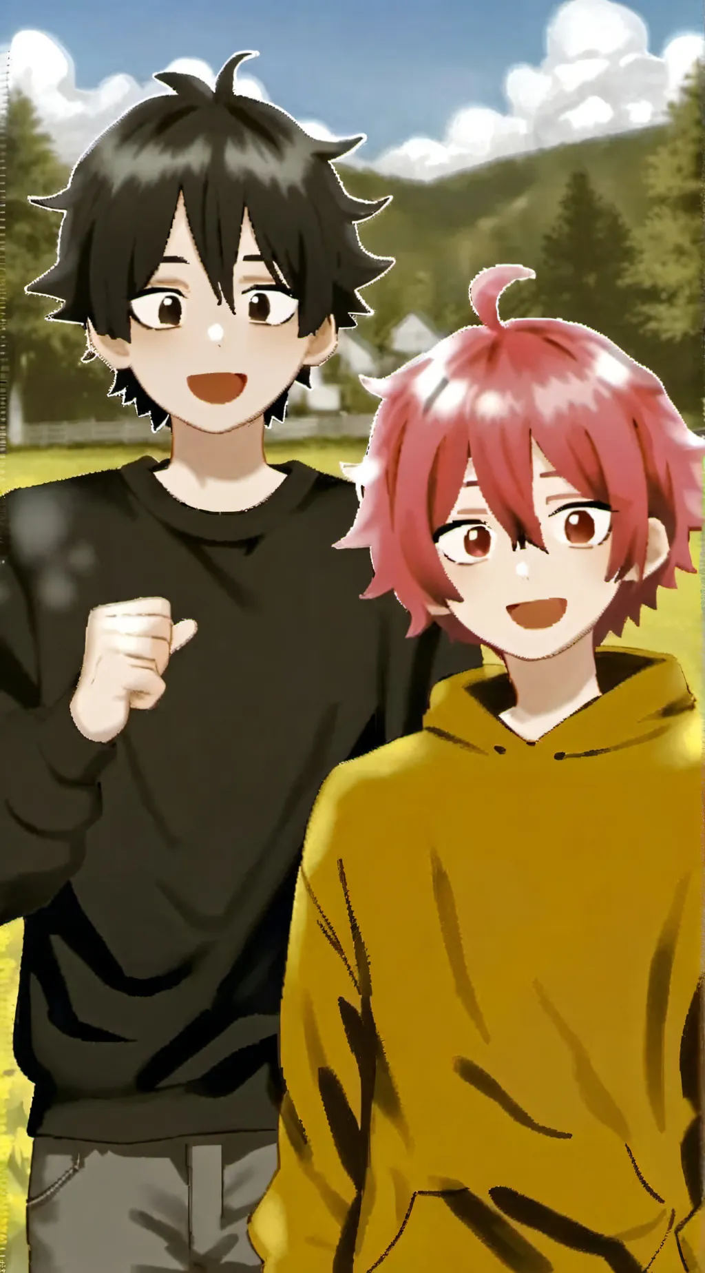 ai character: r u kawaii or not? background