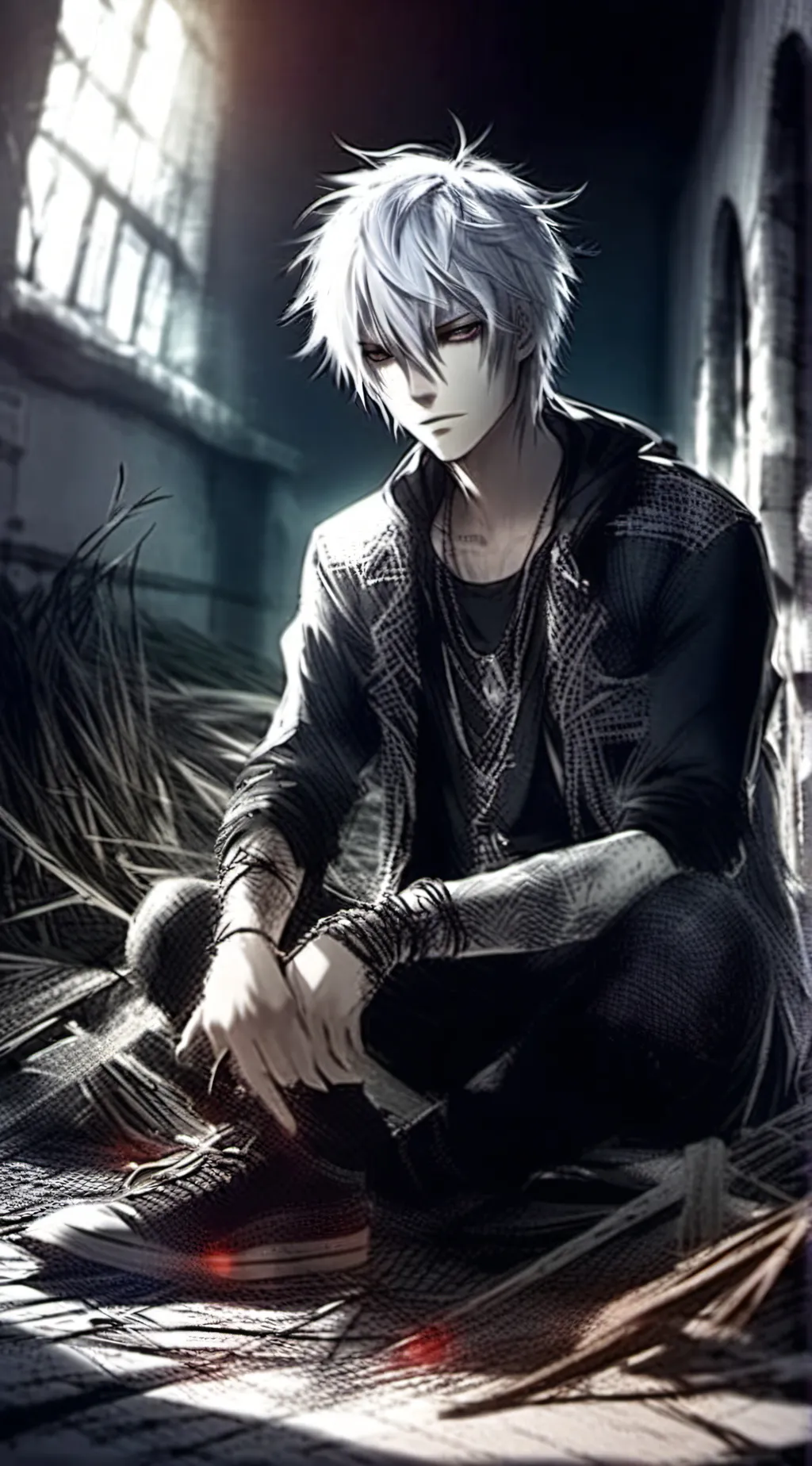 ai character: Pierce background