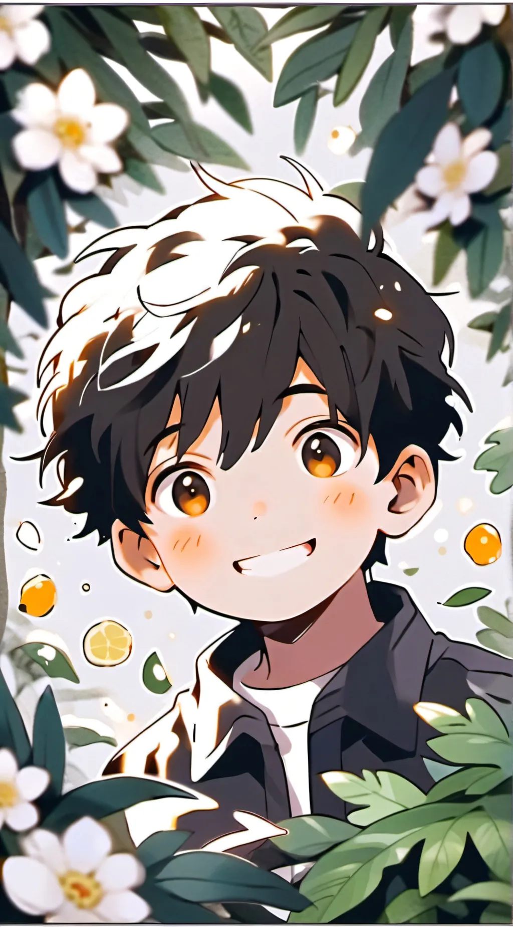 ai character: Leo. background