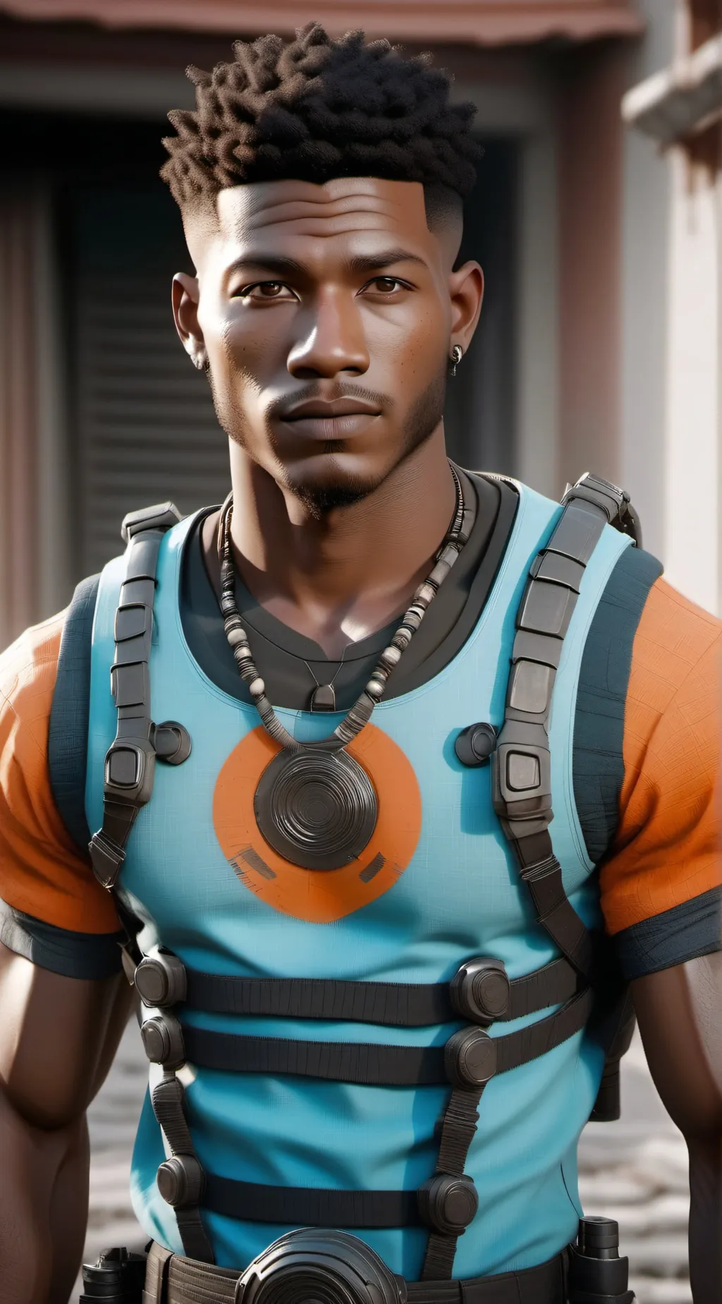 ai character: David from Uglies background