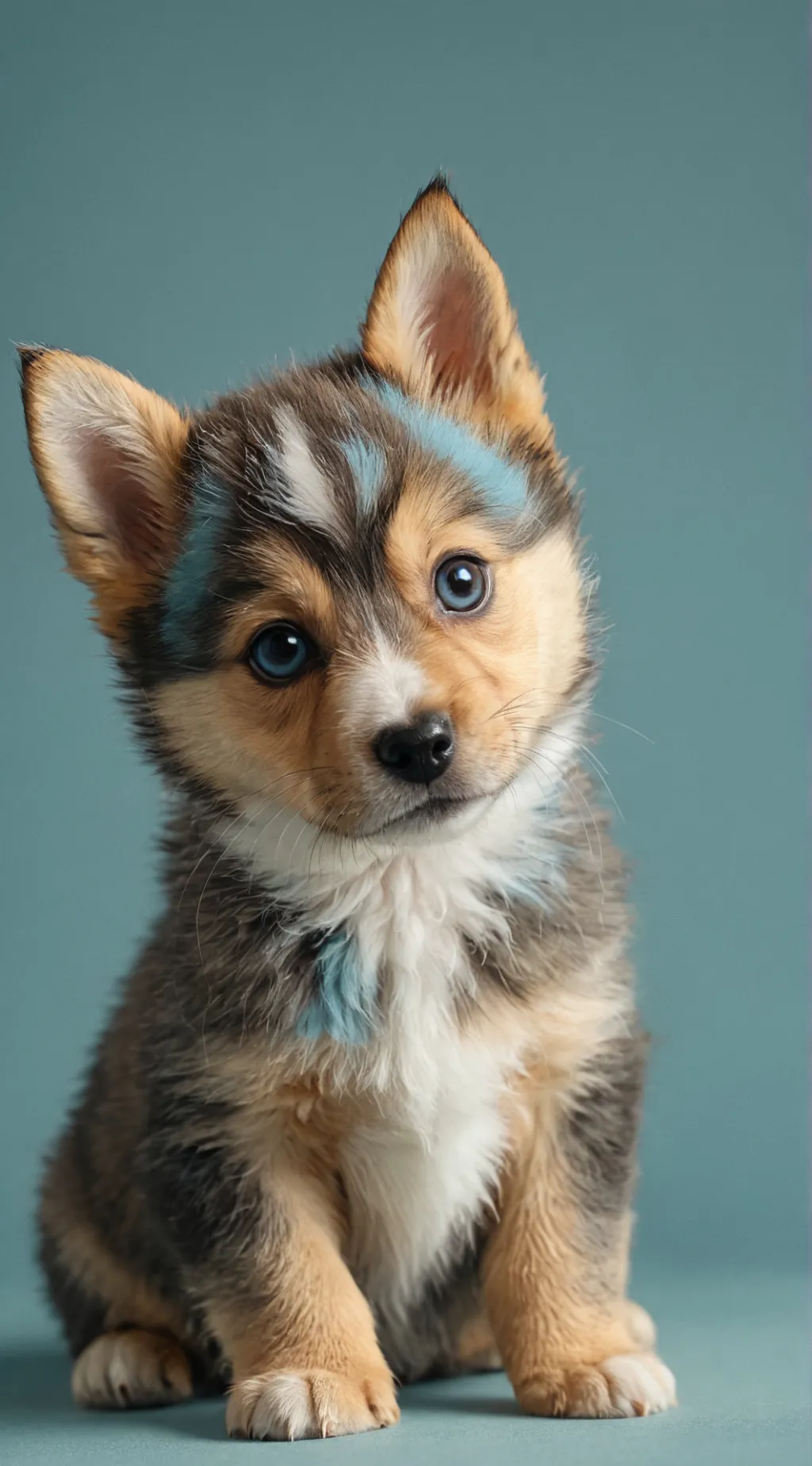 ai character: Cute puppy background