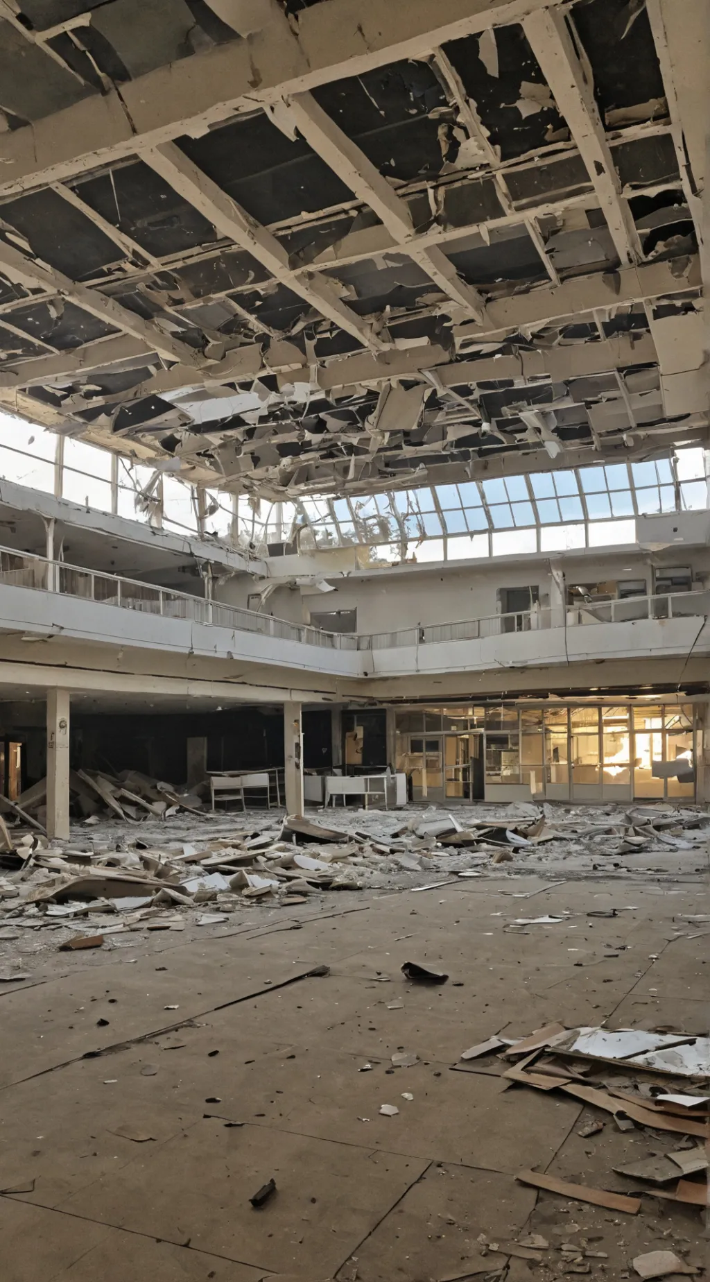 ai character: Cortonville Mall background