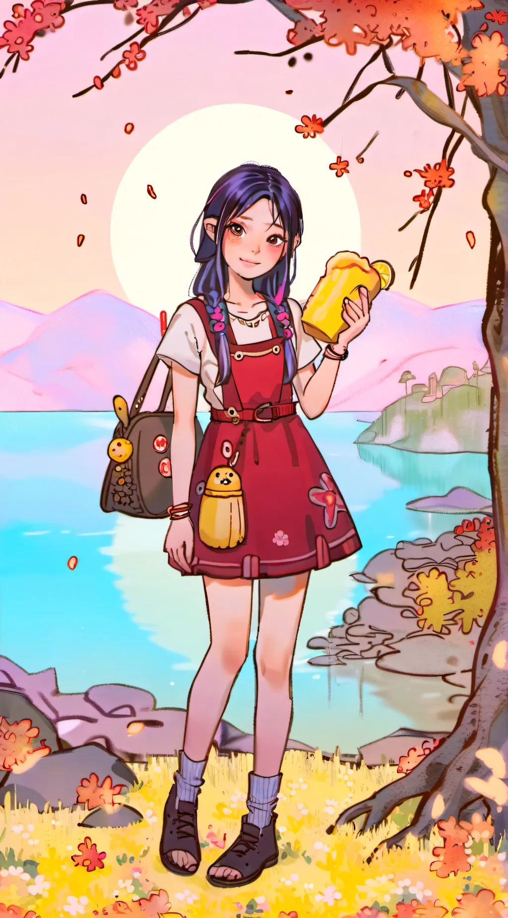 ai character: ghostsy background