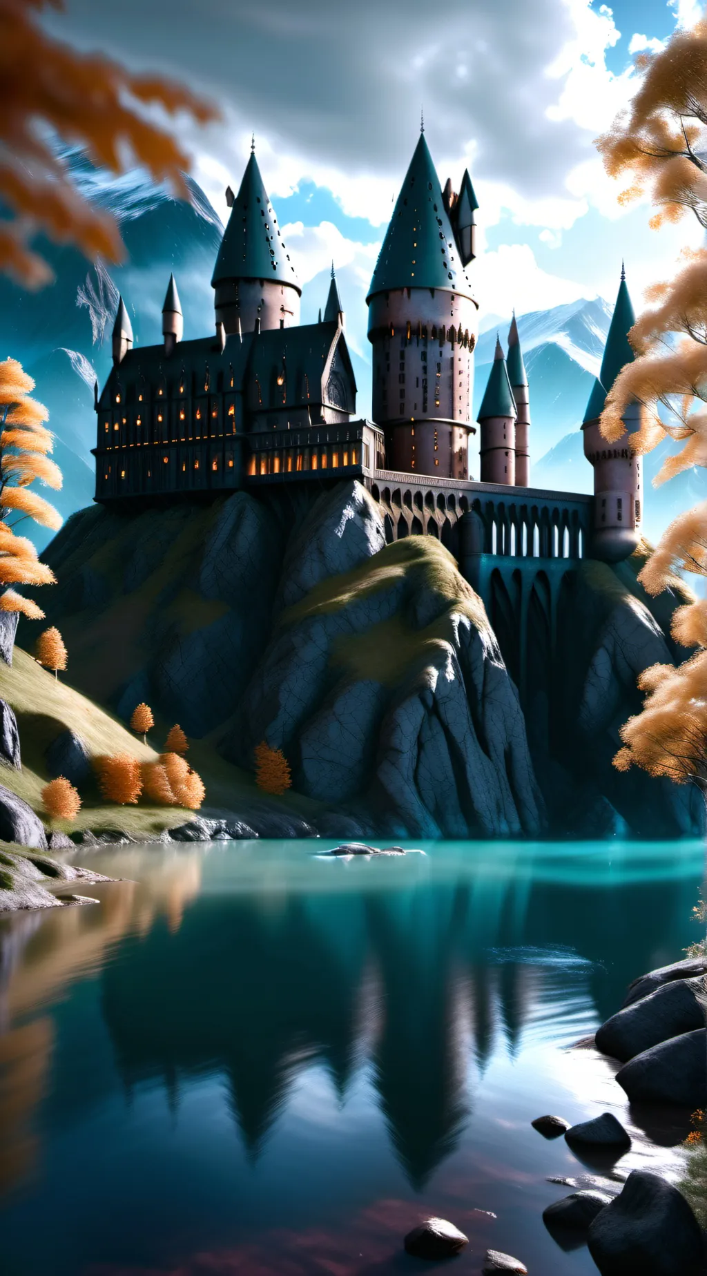 ai character: Hogwarts  background