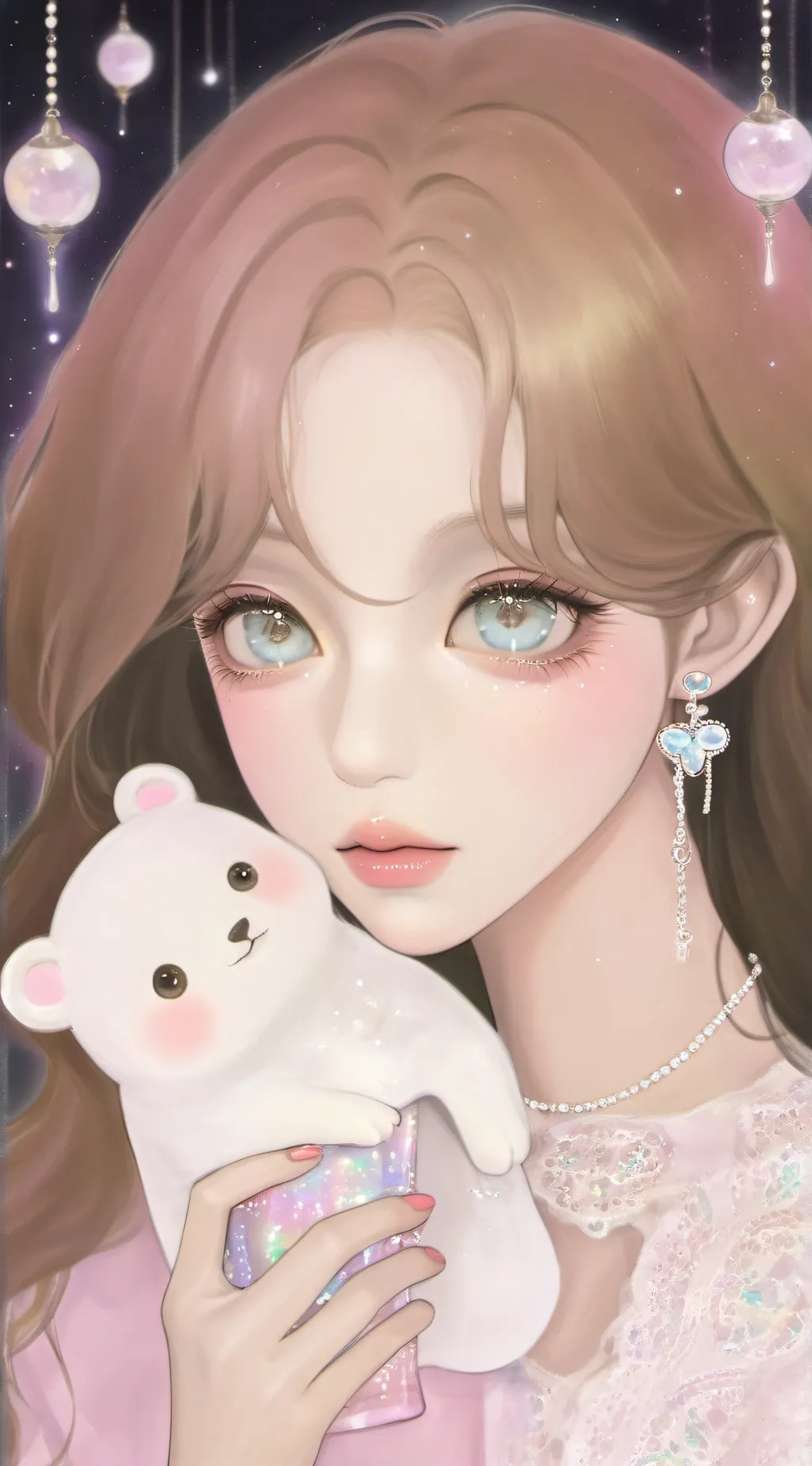 ai character: Lucía  background