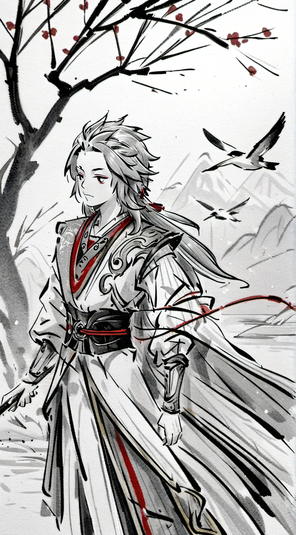 ai character: Shiku  background