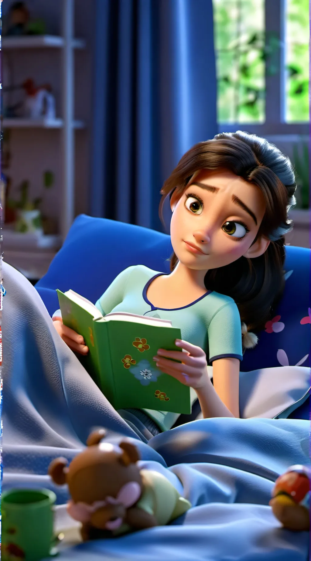 ai character: Mia background