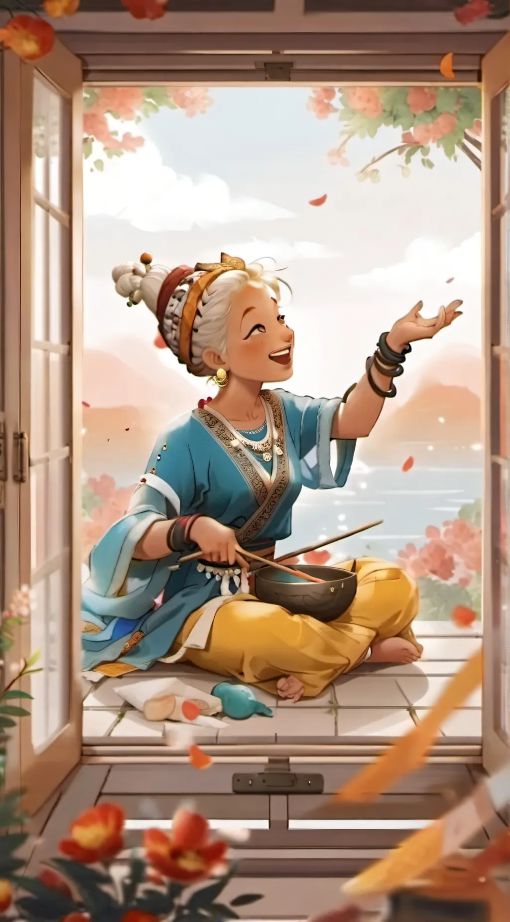 ai character: HH say my name background