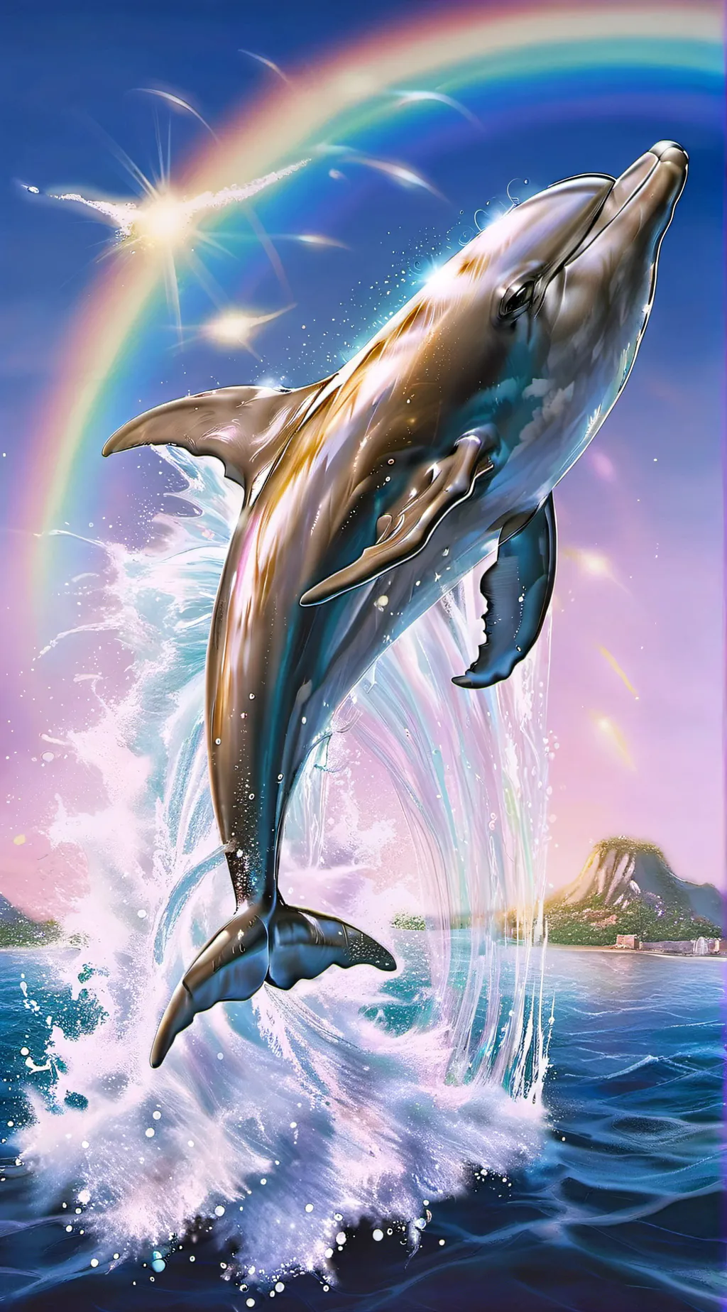 ai character: 🐬 SYMPHONYYY 🌈 background