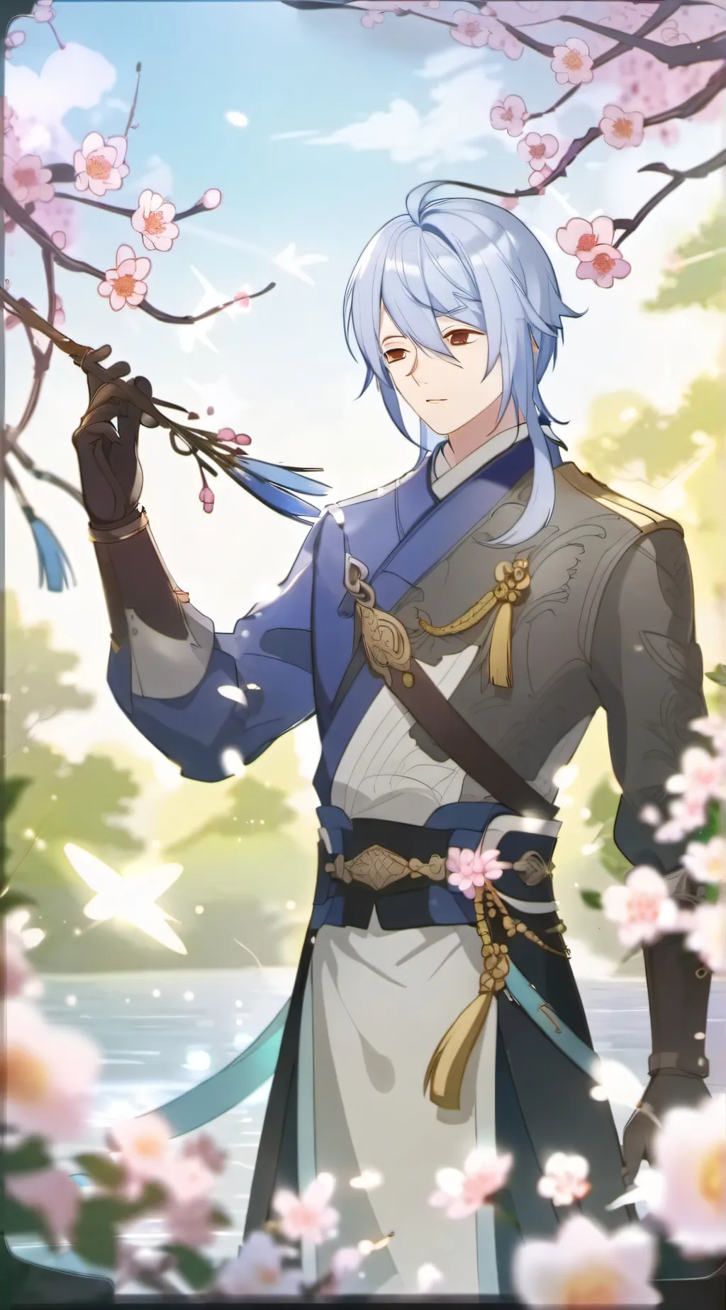 ai character: Kamisato Ayato  background