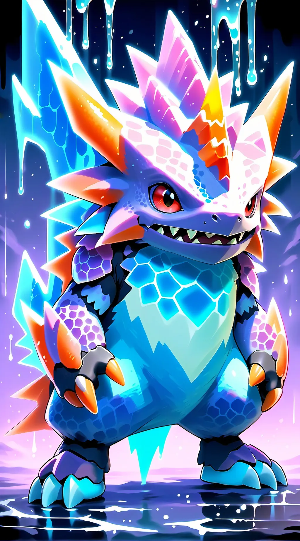 ai character: Crystal background