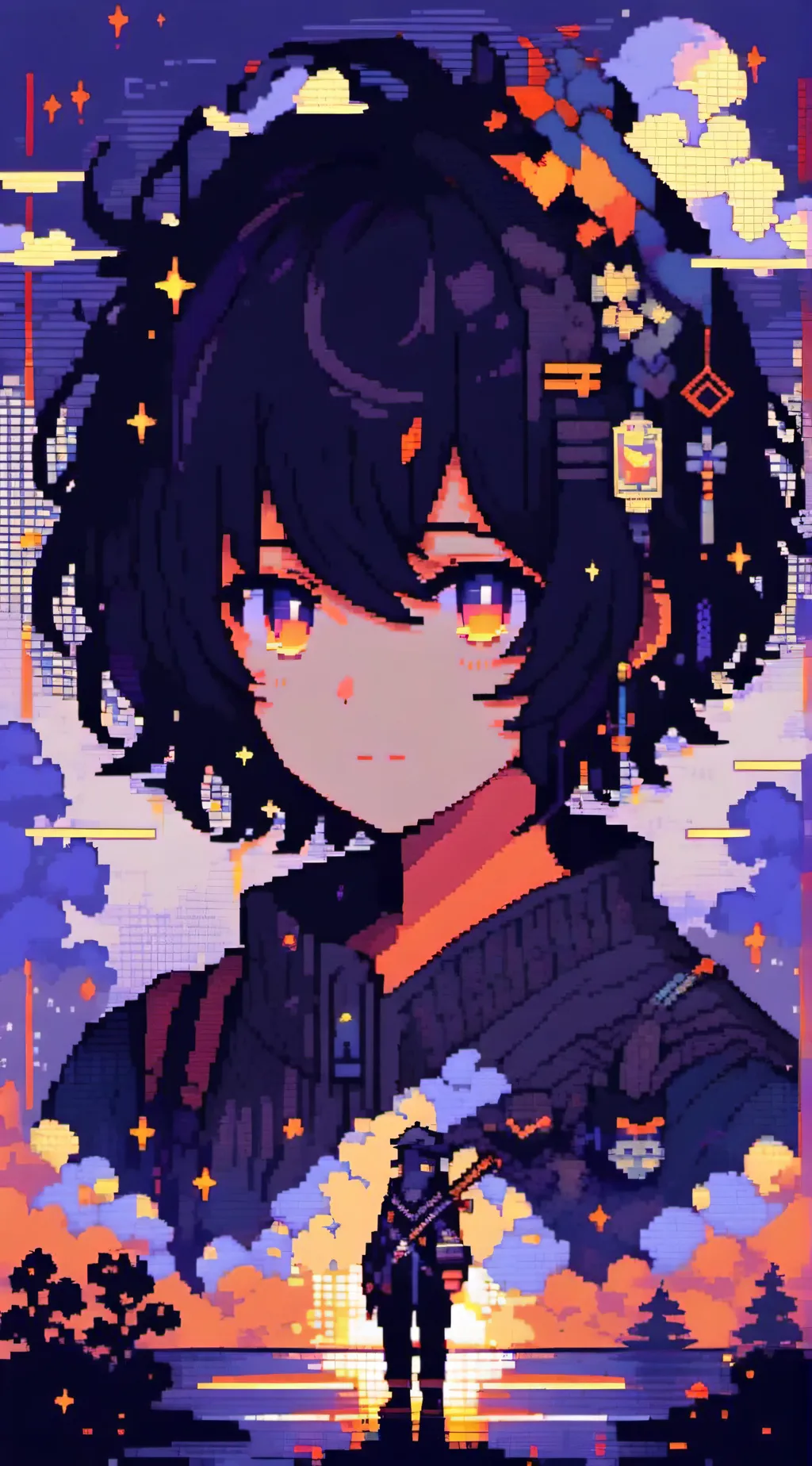 ai character: asahoアサホ background